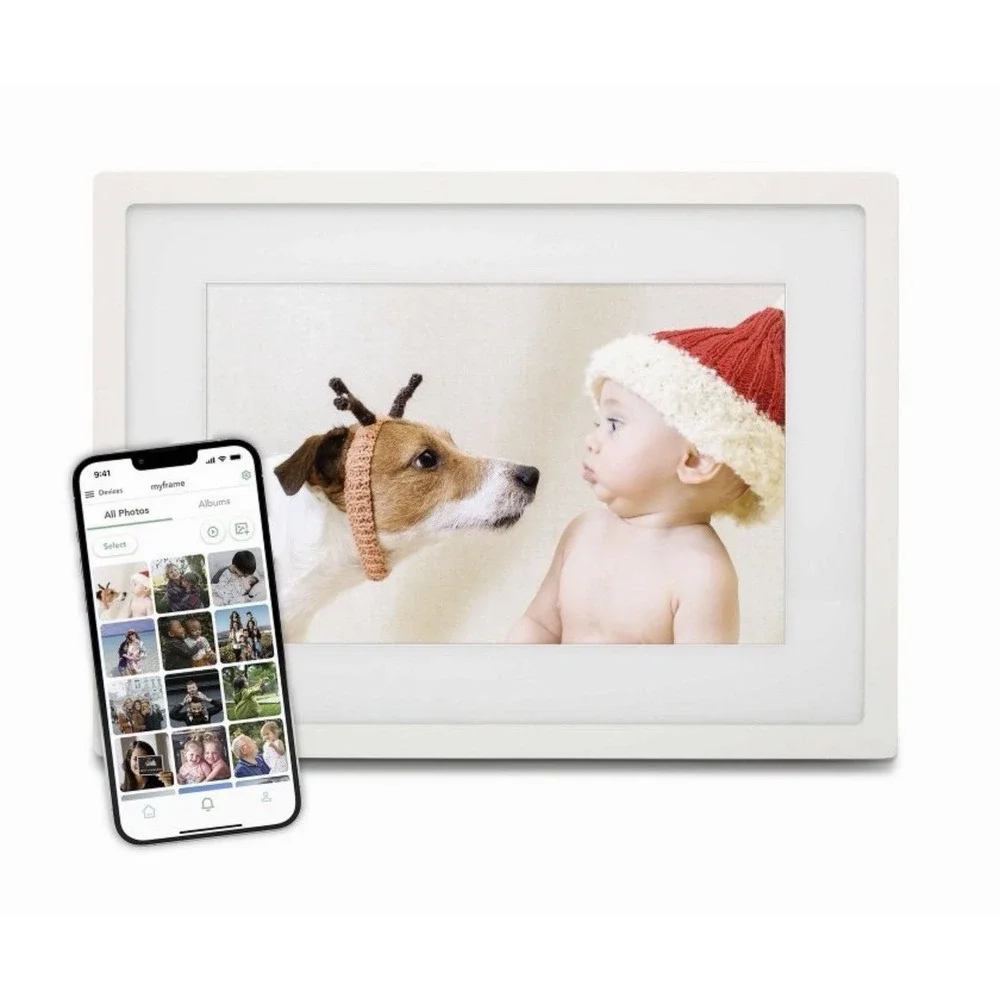 Skylight Frame WHITE 10 inch Wi-Fi Digital‎ Picture Frame NEW FACTORY SEALED